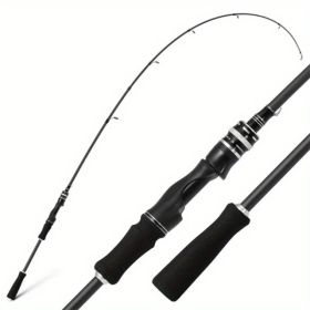 Multi-purpose Casting And Spinning Rod, Carbon Fiber Design, With Guide Ring, Ergonomic Handle, Suitable For Seawater, Light And Sensitive, Comfortabl